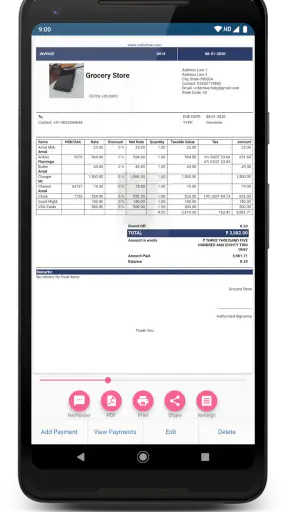 Easy Invoice Maker screenshot
