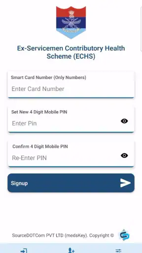 ECHS Beneficiaries App screenshot