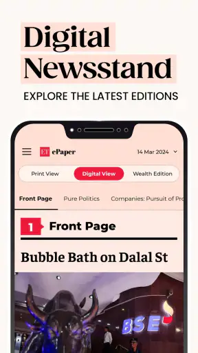 Economic Times Newspaper App screenshot