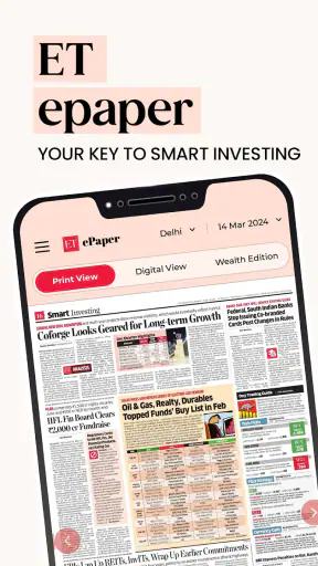 Economic Times Newspaper App screenshot