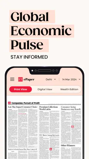 Economic Times Newspaper App screenshot