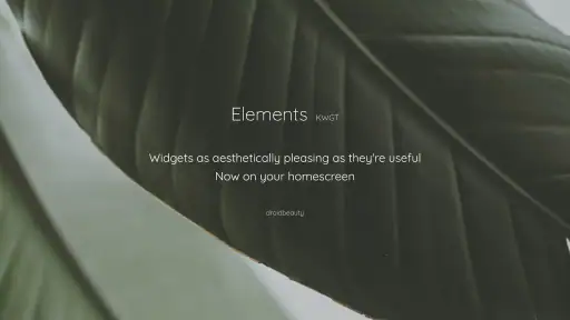 Elements KWGT screenshot