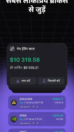 Elirox: AI ट्रेडिंग बॉट screenshot