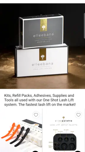 Elleebana Lashes screenshot
