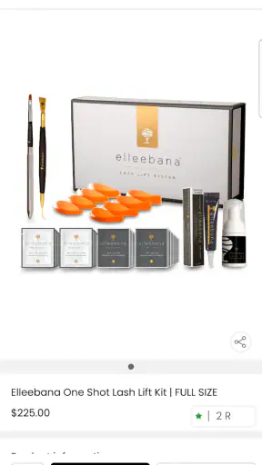 Elleebana Lashes screenshot