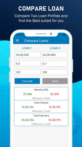 EMI Calculator screenshot