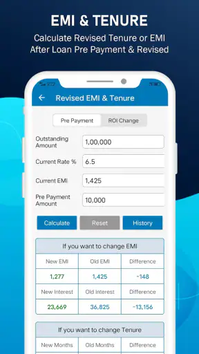 EMI Calculator screenshot