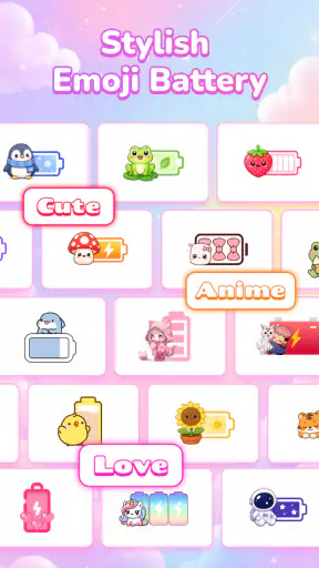 Emoji Battery: Cute Pet screenshot