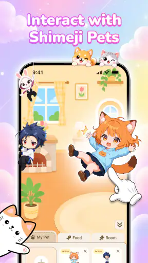 Emoji Battery: Cute Pet screenshot