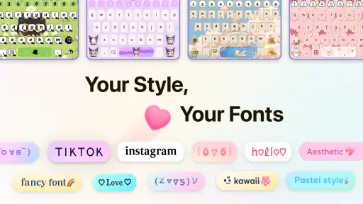 Emoji Fonts & Style Keyboard screenshot