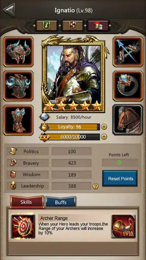 Empire War: Age of hero screenshot
