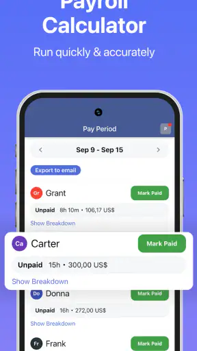 Employee Link - Timesheets screenshot
