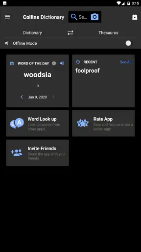 English Dictionary & Thesaurus screenshot