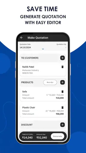 Estimate & Invoice - Maker screenshot