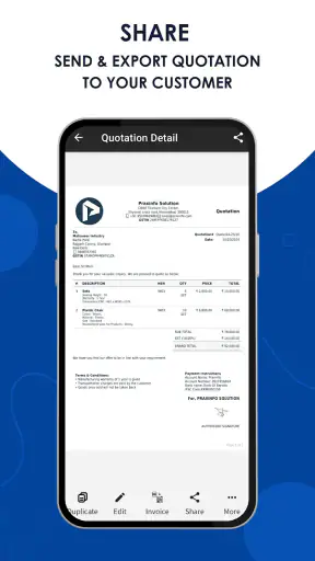 Estimate & Invoice - Maker screenshot
