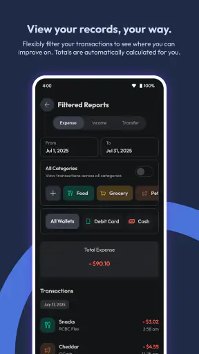eXpend: बजट बनायें, आदत बनायें screenshot