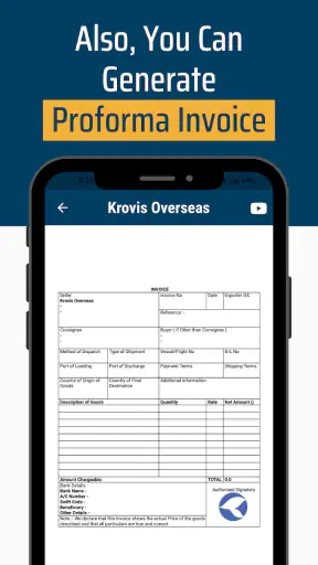 Export Invoice Maker screenshot