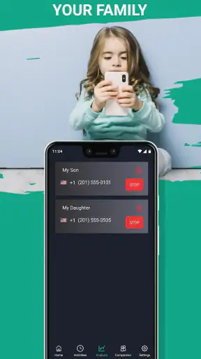 Familog - ऑनलाइन ट्रैकर screenshot