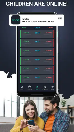 Familog - ऑनलाइन ट्रैकर screenshot