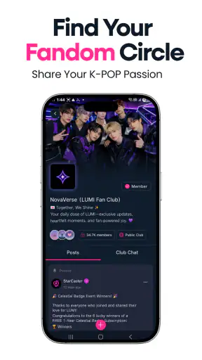 Faning: K-POP Fandom & Voting screenshot