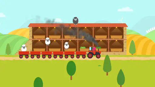 Farm Train - Kids Tractor Game screenshot