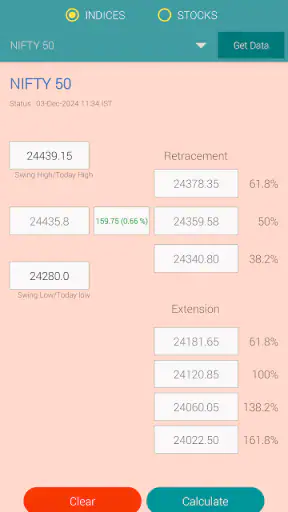 Fibonacci Calculator screenshot