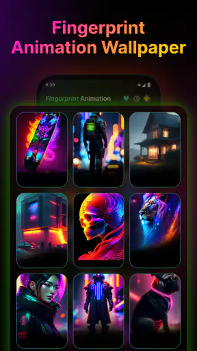 Fingerprint Animation Lock screenshot