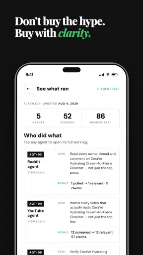 Flash.co | AI Shopping App screenshot