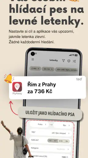 FlyAway: nejlevnější letenky screenshot