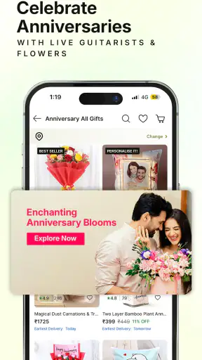 FNP: Gifts, Flowers, Cakes App screenshot