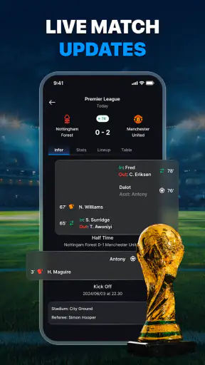 Football Live Score Updates screenshot