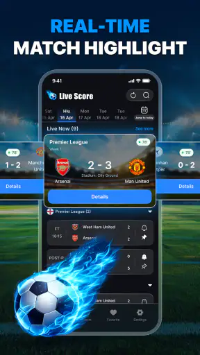 Football Live Score Updates screenshot