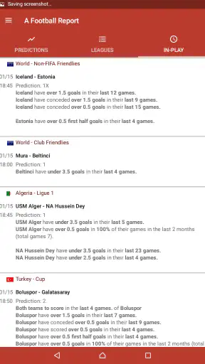 Football Tips & Stats - AFR screenshot
