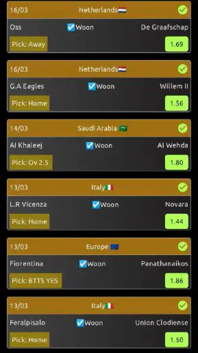 Foxxzy Correct Scores screenshot