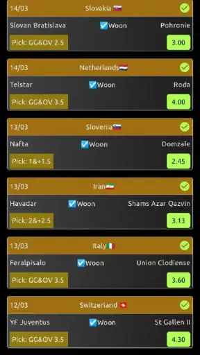 Foxxzy Correct Scores screenshot