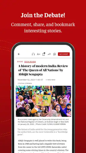 Frontline पत्रिका screenshot