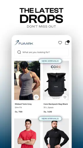 Fuaark - Gym Wear Shopping App screenshot