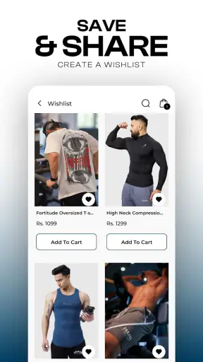 Fuaark - Gym Wear Shopping App screenshot