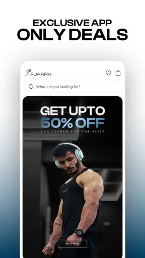 Fuaark - Gym Wear Shopping App screenshot