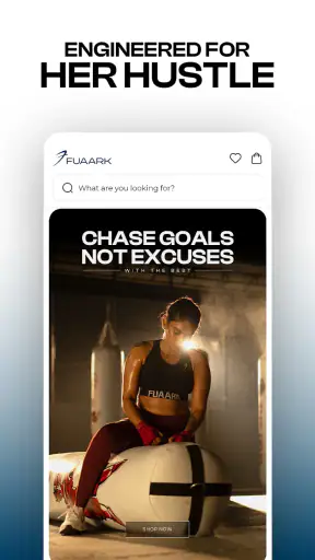 Fuaark - Gym Wear Shopping App screenshot