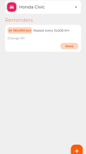 Fuel Log - Mileage And Service screenshot