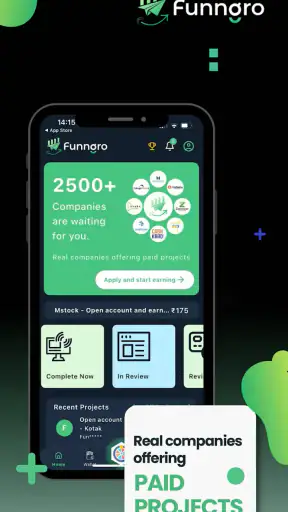 Funngro: फ्रीलांस और कमाई ऐप screenshot