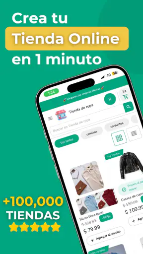 Ganvent Crea tu tienda online screenshot
