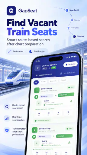 GapSeat - Train Chart Vacancy screenshot