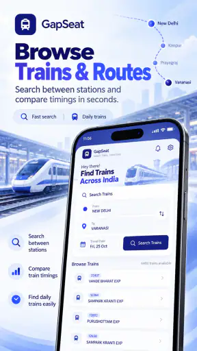 GapSeat - Train Chart Vacancy screenshot