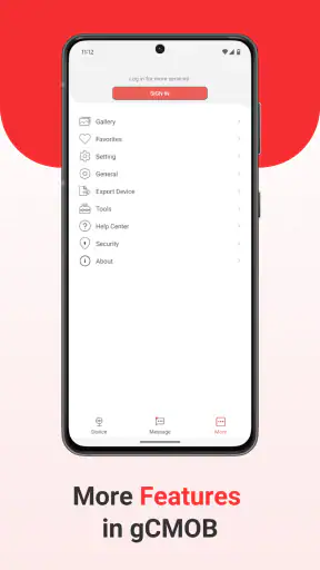 gCMOB screenshot