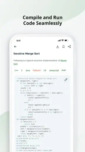 GeeksforGeeks - Learn To Code screenshot