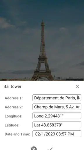Geo Tagging Camera screenshot