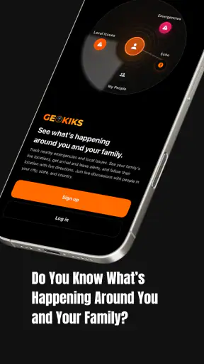 GeoKiks - Safety, Family, Chat screenshot