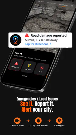 GeoKiks - Safety, Family, Chat screenshot